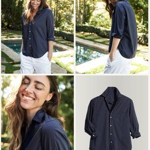 FRANK & EILEEN FEATHERWEIGHT BUTTON DOWN  / BLACK